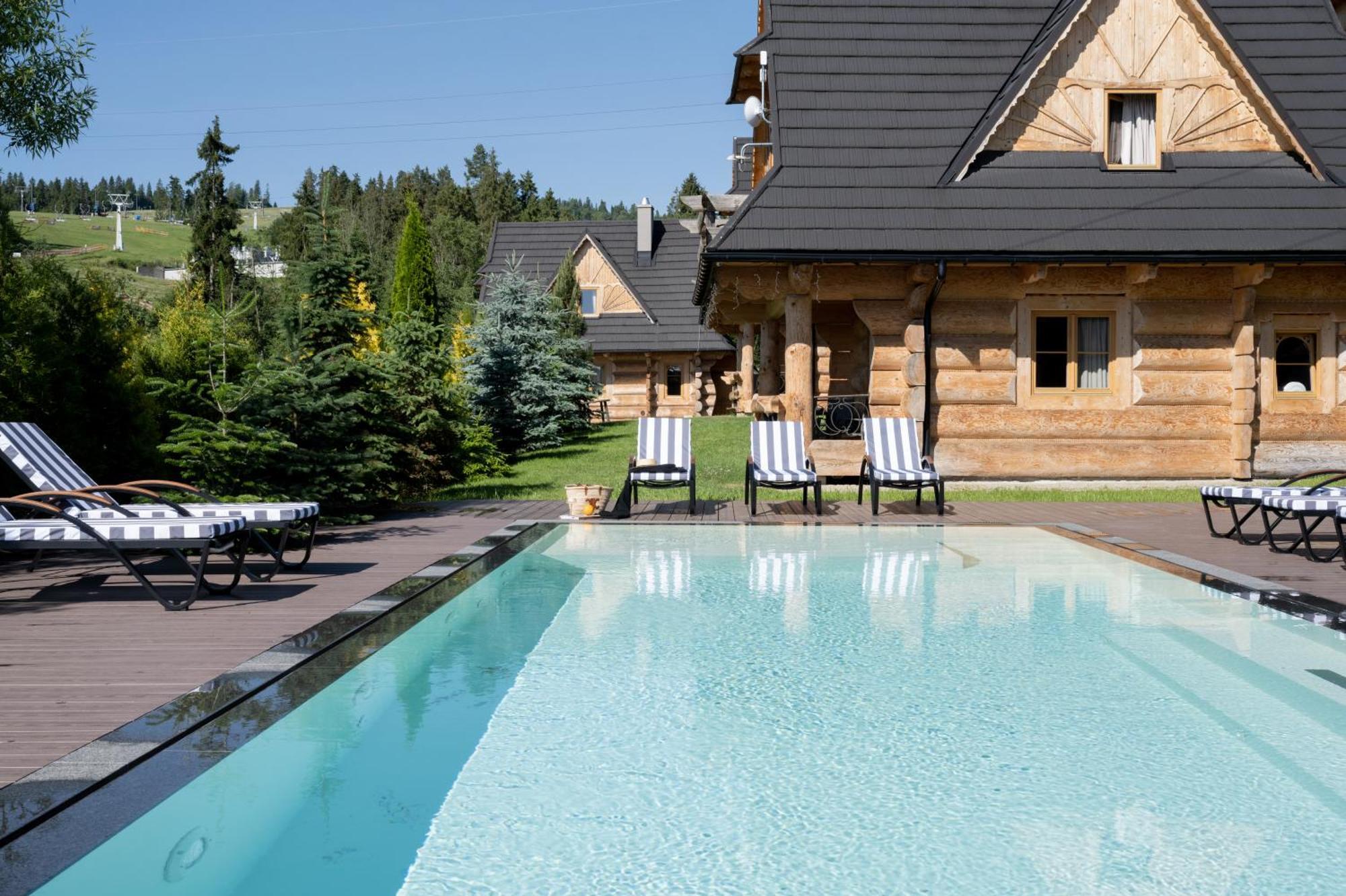 Domki W Bialce Woodhouse- Basen, Sauna, Jacuzzi Villa Bialka Tatrzanska Bagian luar foto